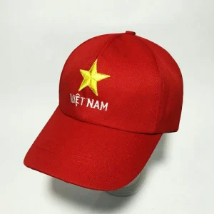 Vietnam Red Flag Cap with Yellow Star